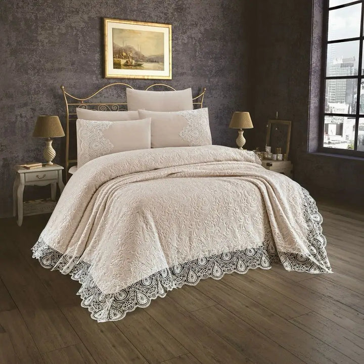 Deren - Blanket - BLACK & PURPLE - Kuwait